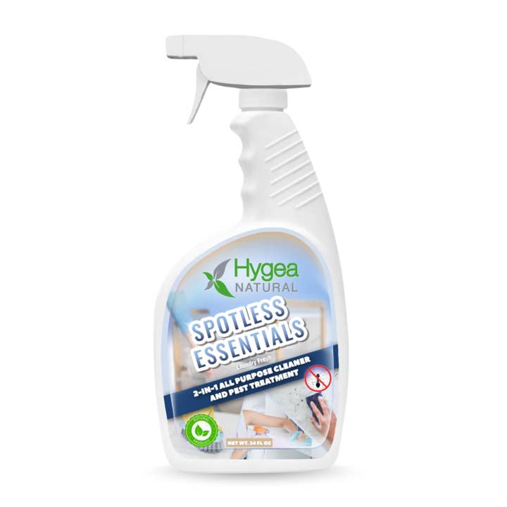 Spotless Essentials 2-in-1 Pest Spray & All Purpose Cleaner for wholesale by Hygea Natural