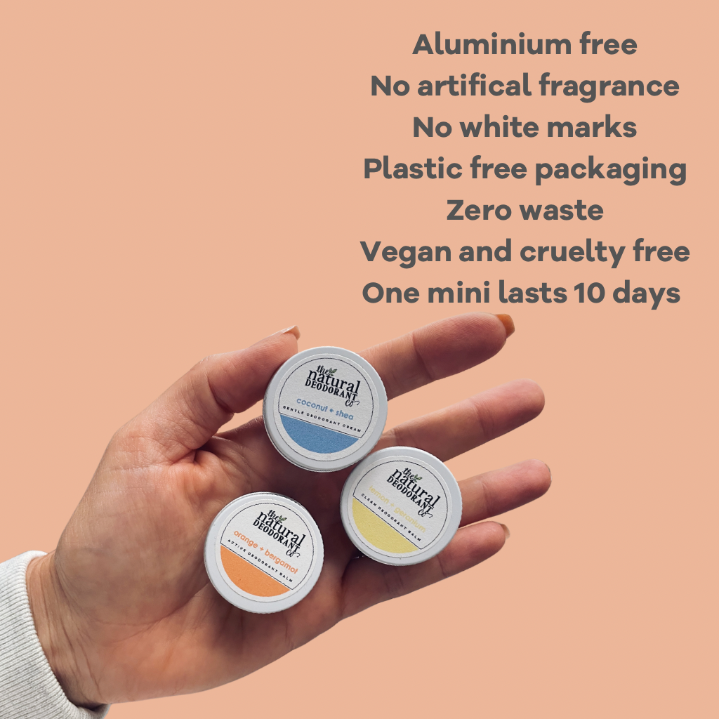 The Natural Deodorant Co. – wholesale Deodorant – Unisex – Active Deodorant Balm Orange + Bergamot 10g Mini1