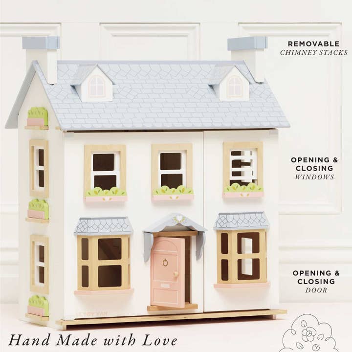 Le Toy Van, Inc. - Wholesale Doll - Kids - Mayberry Manor Wooden Dolls House