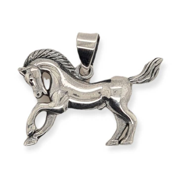 COLGANTE S/S CABALLO ENCABRITADO para venta al por mayor de Mountain Creek Jewellery