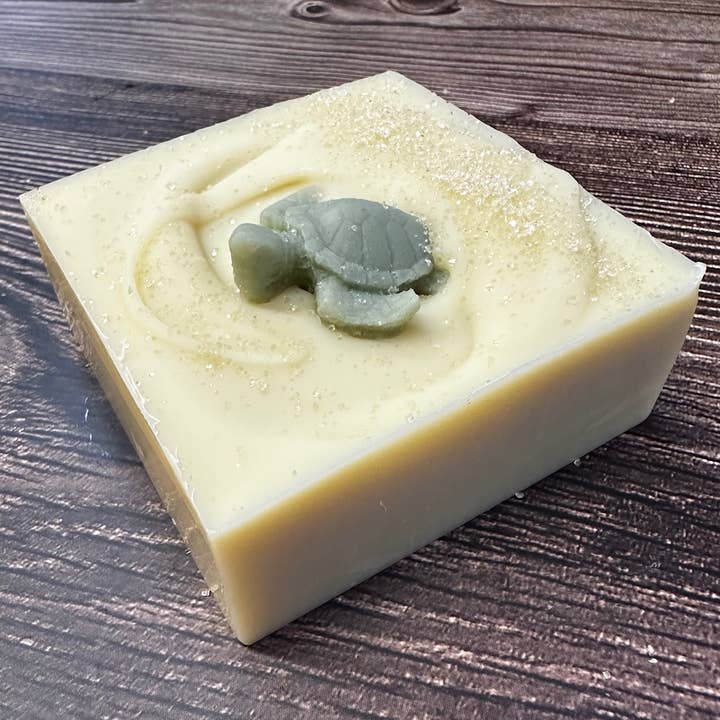 Summer Collection - Sea Turtle Eucalyptus Mint Bar Soap for wholesale by Potager Soap Company