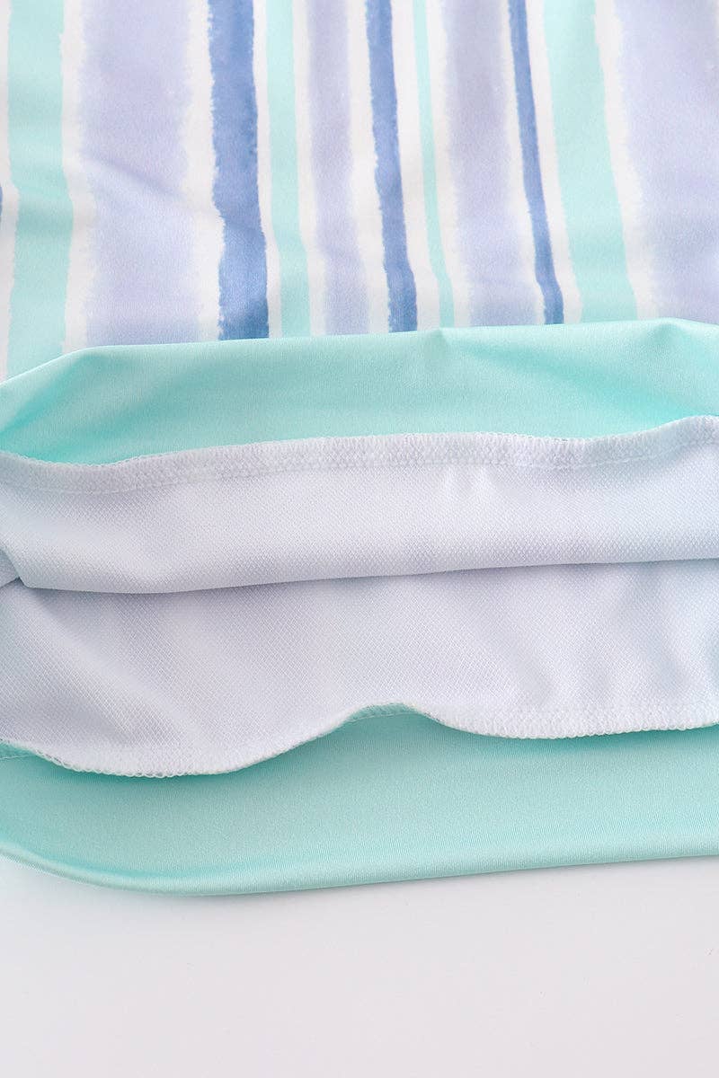 Aspen Rain Boutique - Wholesale Swim Shorts - Men's - Blue stripe men swim trunks2