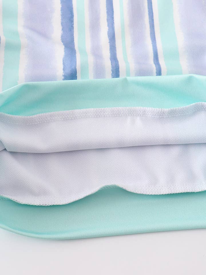 Aspen Rain Boutique - Wholesale Swim Shorts - Men's - Blue stripe men swim trunks2