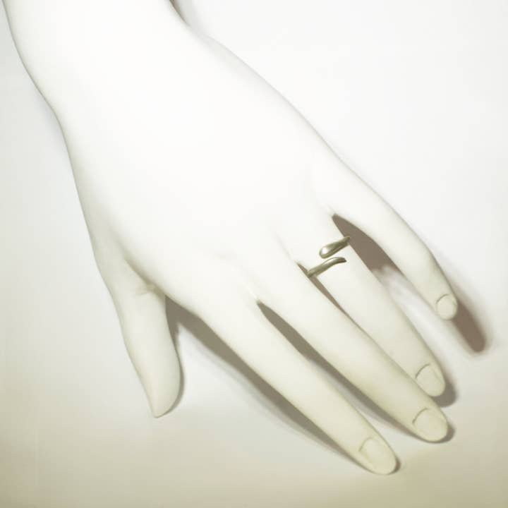 Baby Snake Ring in Sterling Silver for wholesale by Michelle Chang