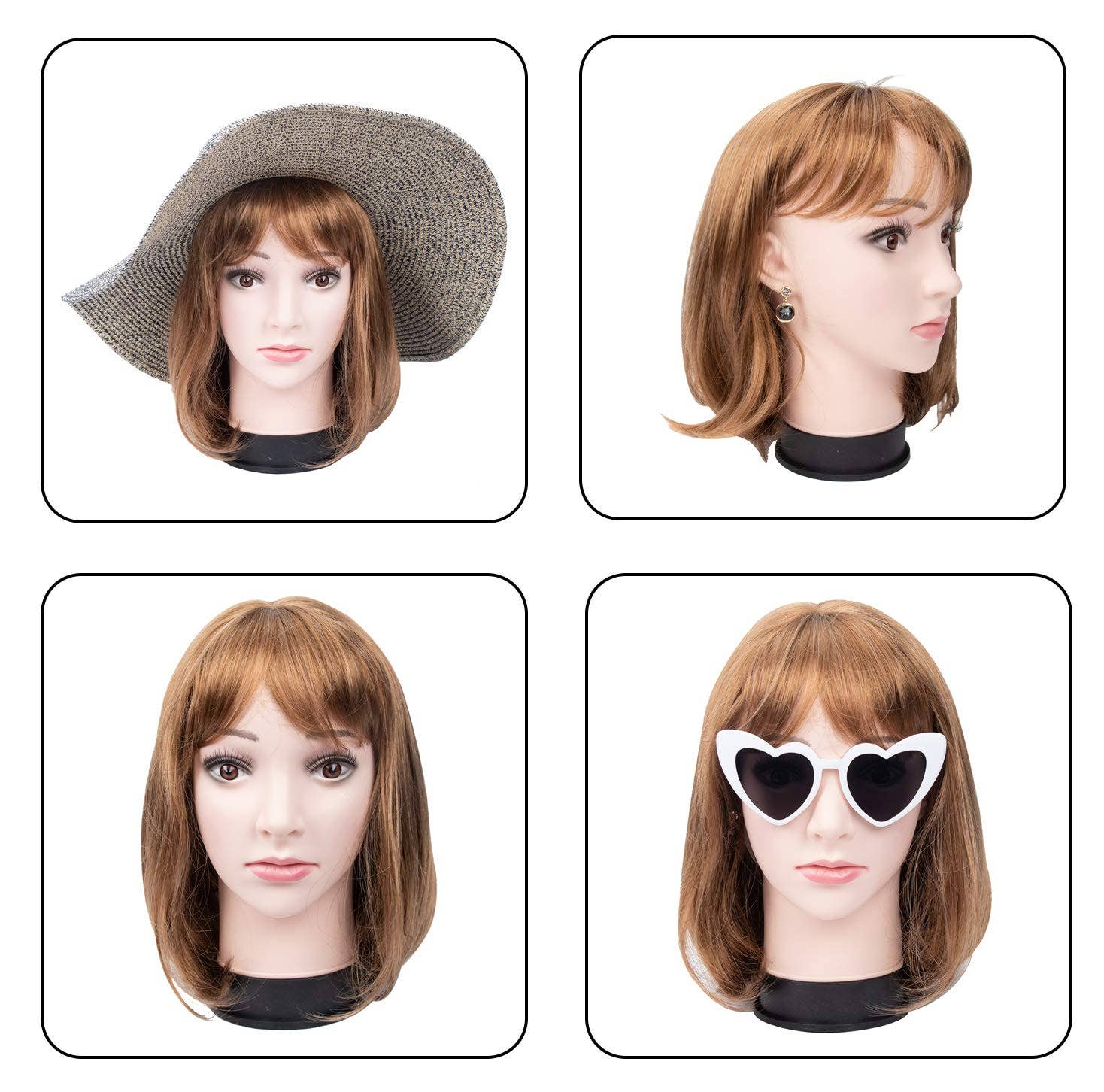 GEXWORLDWIDE - Wholesale Mannequin - Bald Mannequin Head For Wig Hat Display Makeup Practice2