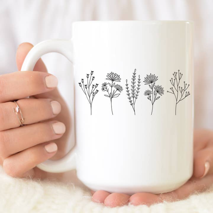 FLEURS SAUVAGES (PLUSIEURS STYLES) PRINTEMPS, ÉTÉ, FLORAL pour la vente par From Us To You Co. Handmade Goods