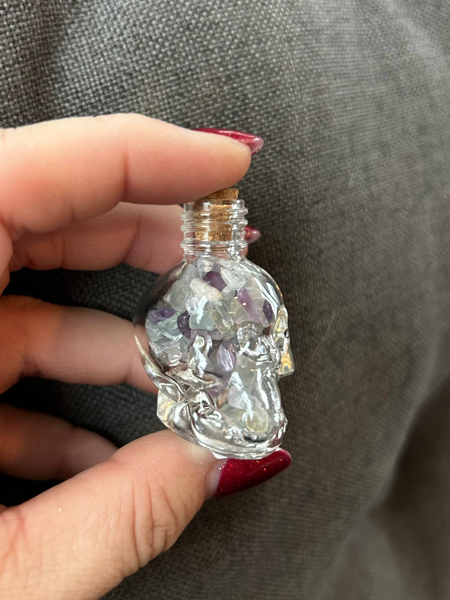 Atomic Alchemy - Wholesale Decorative Jar - Gemstone Skull Jars2