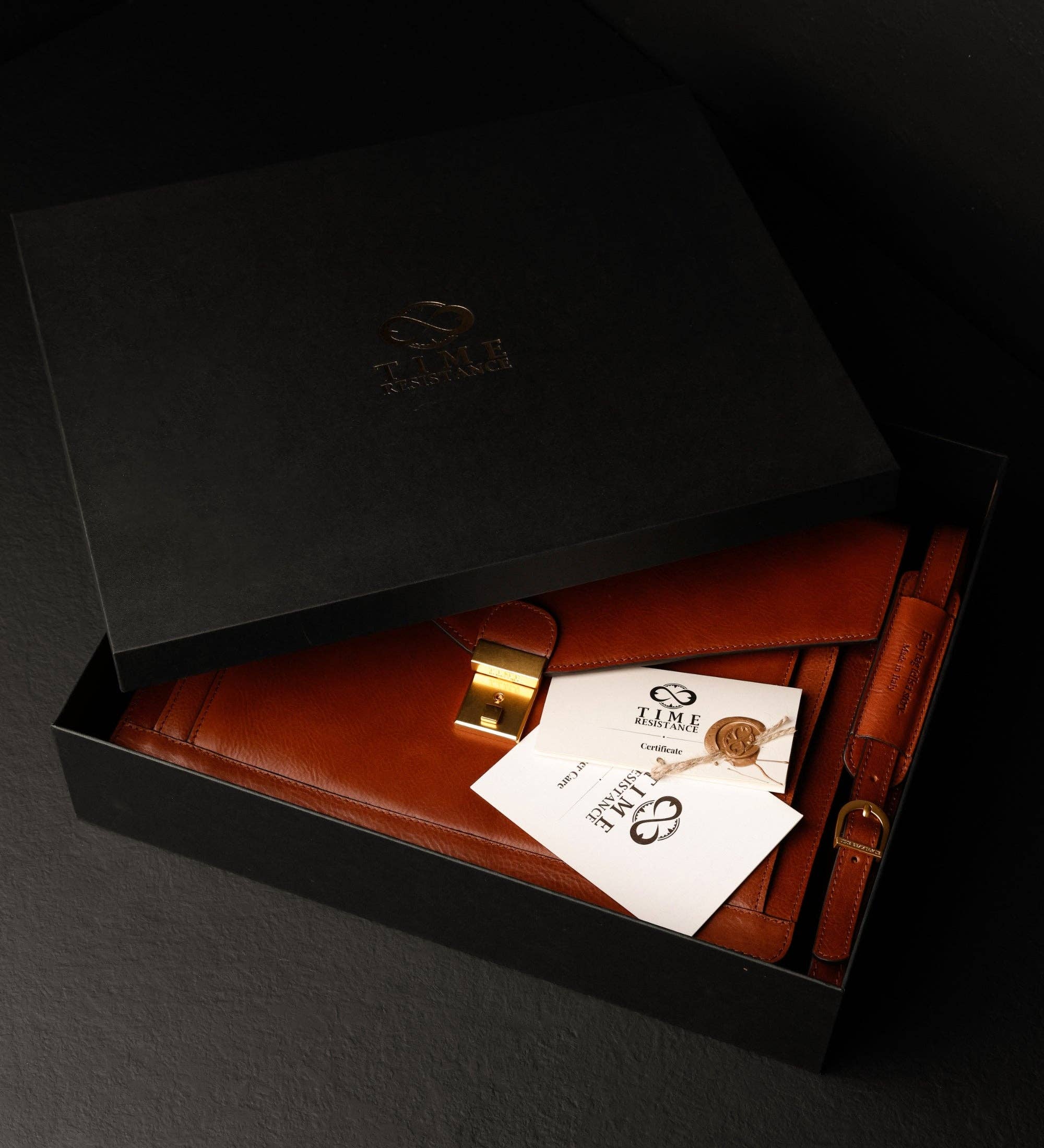 Time Resistance – Großhandel Aktentasche – Unisex – Klassische Design-Lederaktentasche - Der Magus32