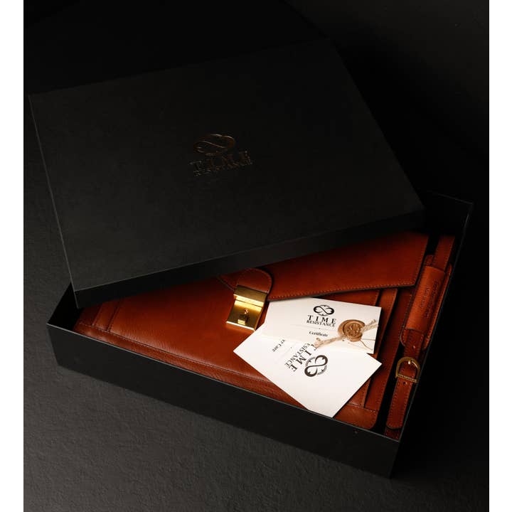 Time Resistance – Großhandel Aktentasche – Unisex – Klassische Design-Lederaktentasche - Der Magus32