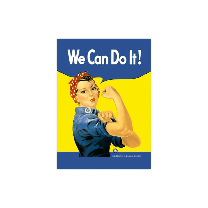 Popcorn Custom Products - Wholesale Postcard - Rosie the Riveter Postcard