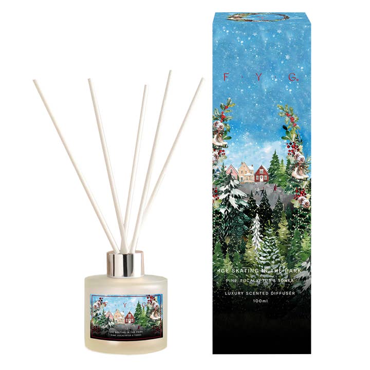 Ice Skating In The Park Diffuser for wholesale by FYG