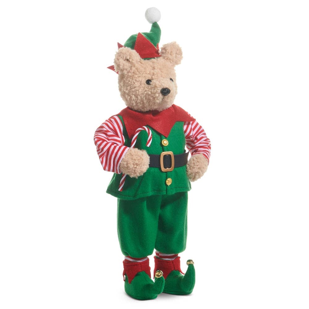 Dunn Deals - Wholesale Christmas Decoration - Christmas Carousel Collection - 18.5" Elf Bear0