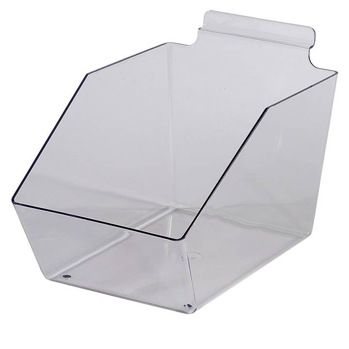 Store Supply Warehouse - Wholesale Retailer Display - Accessories - 6" X 5 ½" X 9 ½" Clear Plastic Dump Bin 0