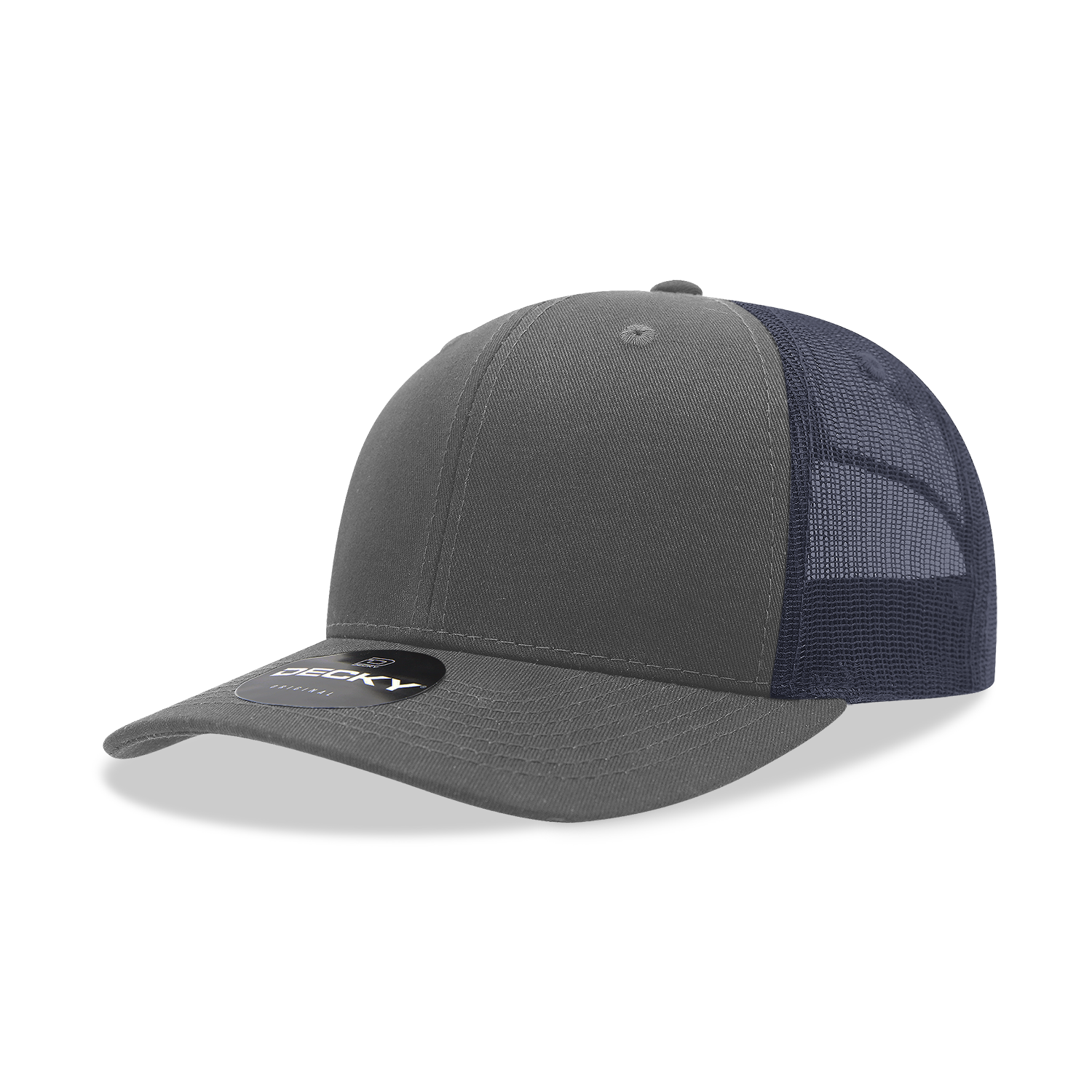The Park Wholesale - Vente Casquette de camionneur – unisexe - Casquette Trucker classique Decky 6021, 6 panneaux, style mid pro88
