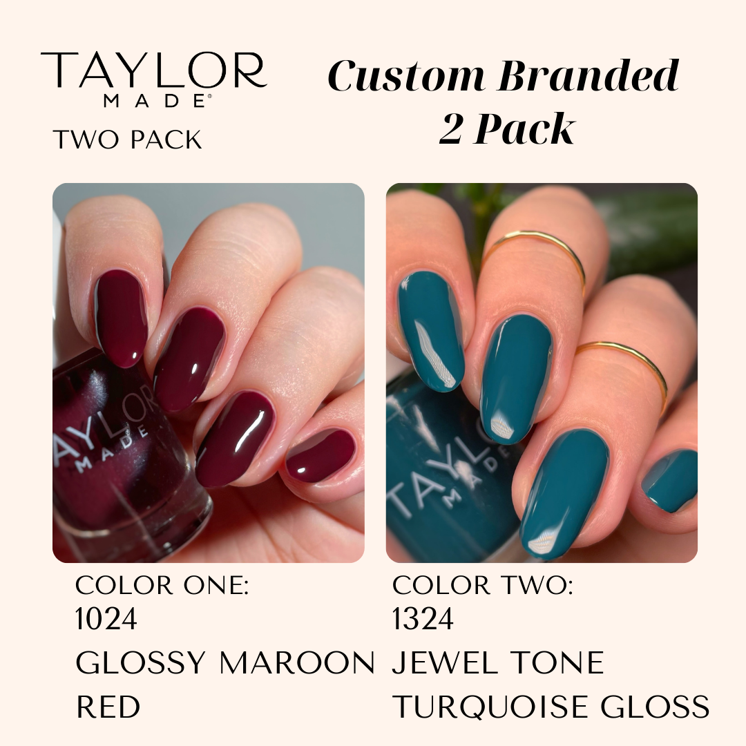 Taylor Made Polish – wholesale Nail polish – Custom Nail Polish: 2 Pack Long-wearing + Vegan + Non-toxic154