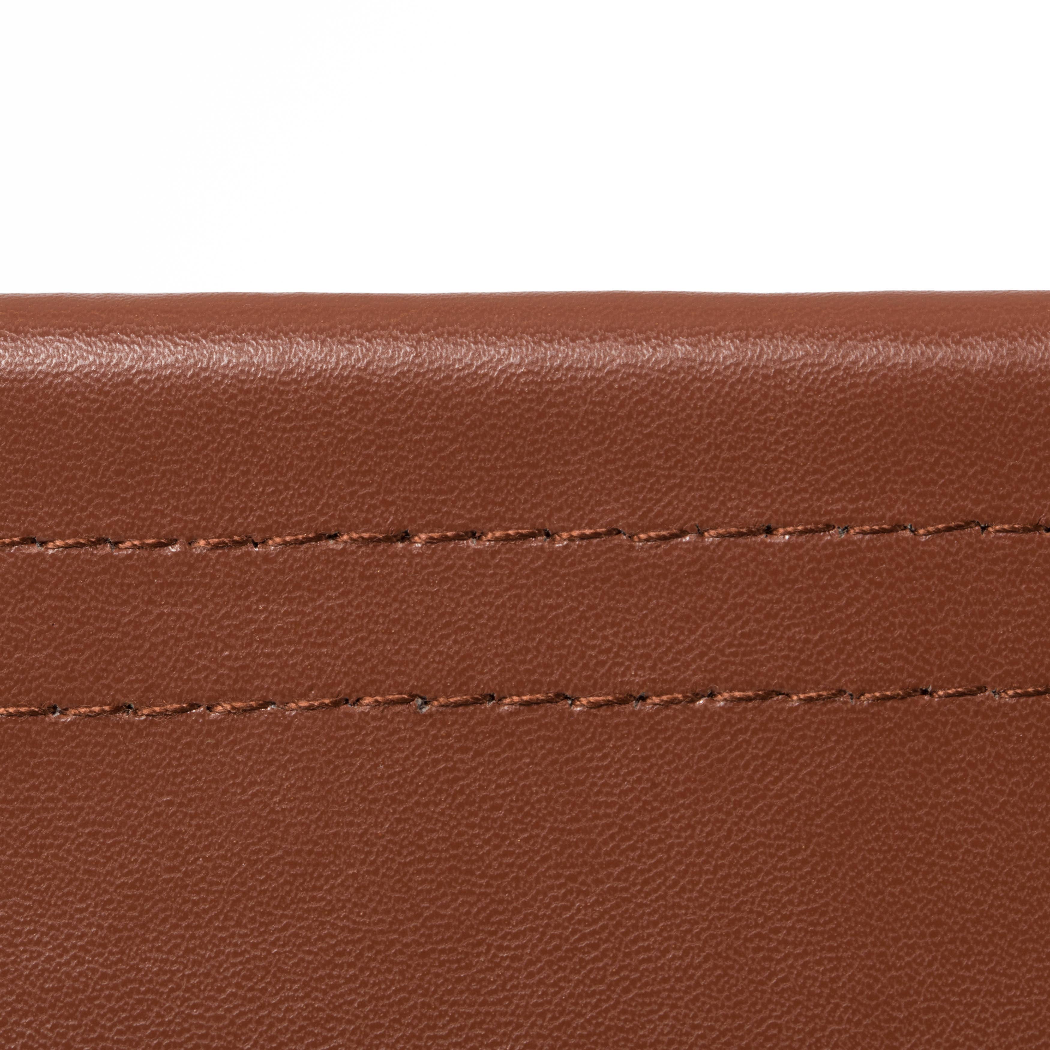 Quickway Imports - Wholesale Magazine Rack - Gold Metal and Brown Leather Freestanding Magazine Rack6