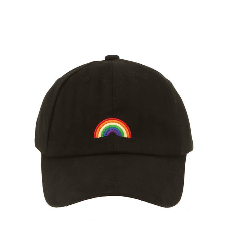 Shop Neighbors - Wholesale Baseball Cap - Women's - Rainbow Embroidery Cotton Baseball5