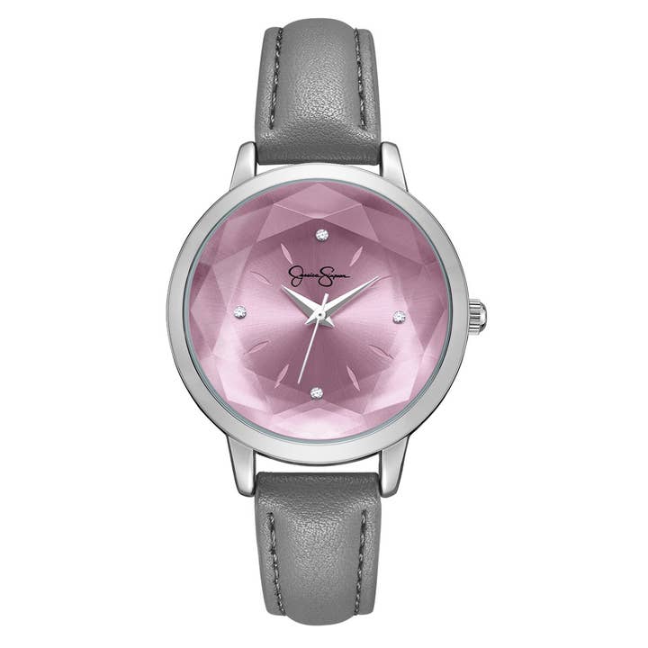 Montre à bracelet en PU pour femme Jessica Simpson #9 pour la vente par CIT Watches