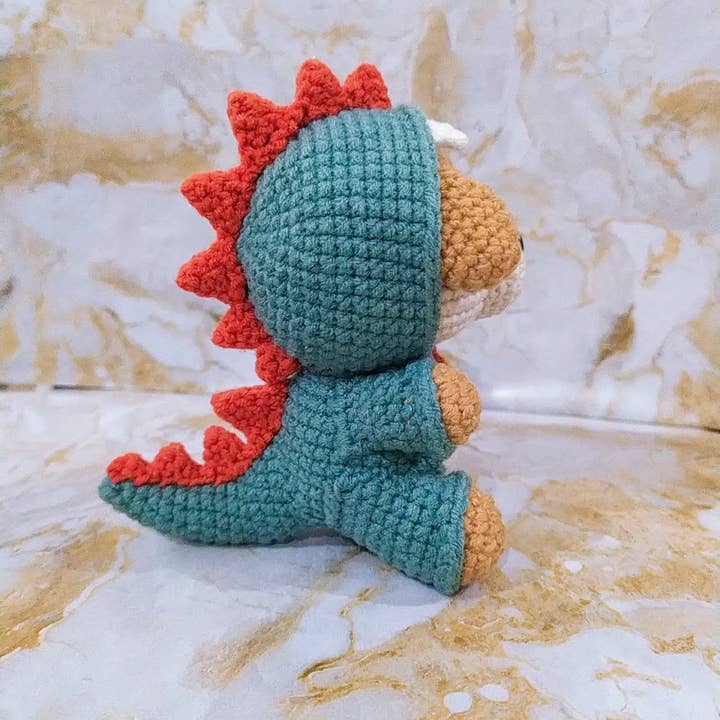 Anh2 LTD – wholesale Mjukisdjur - Hund – Hund i en dino-kostymvirkad, dinosaurvalpvirkad leksak2