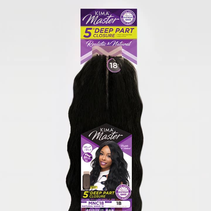 Majestic Wholesale - Wholesale Hair Extensions - Harlem 125 Kima Master 5" Deep Part Natural Way 18"0