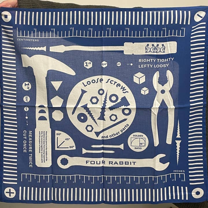 Loose Screws Bandana for wholesale by FOUR RABBIT