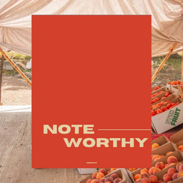 Sonderhaus - Wholesale Notepad - The Noteworthy Pad8