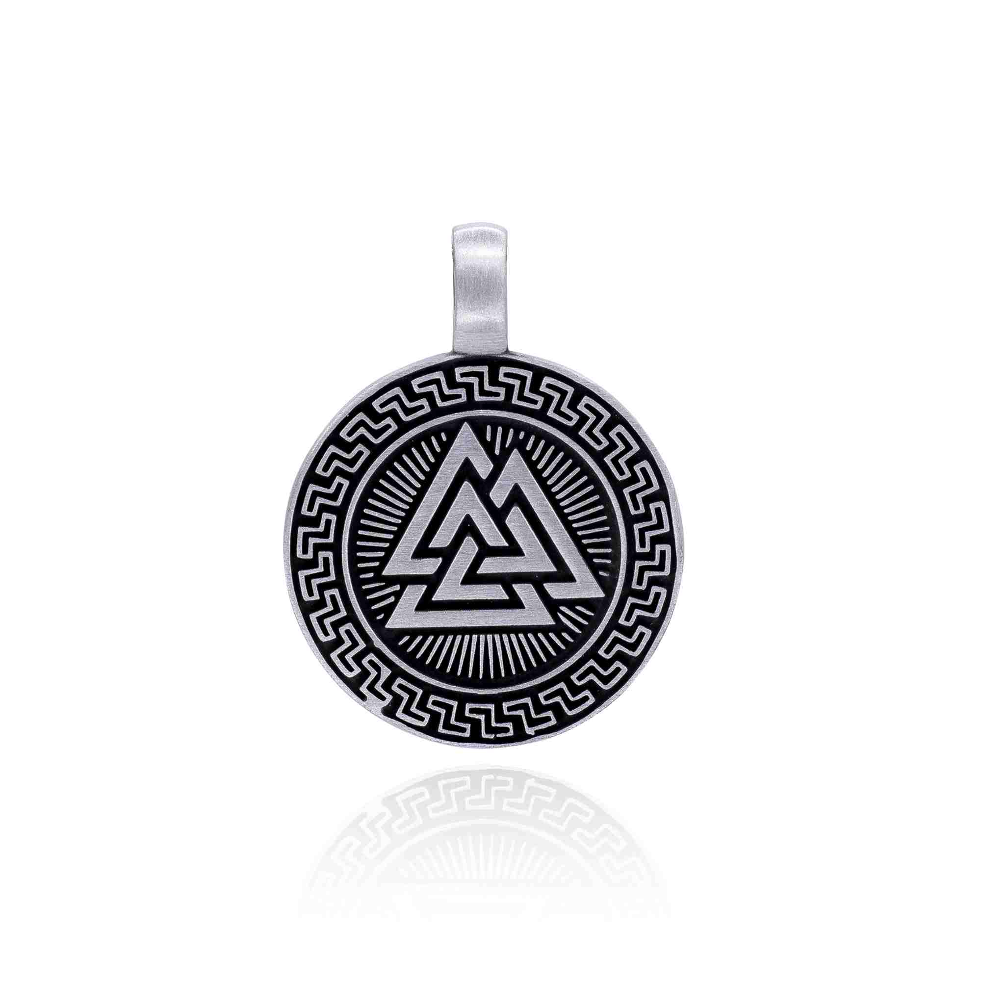 Nirvana LLC – Engroshandel Vedhæng/charm – Norse tin vedhæng halskæde - Valknut0