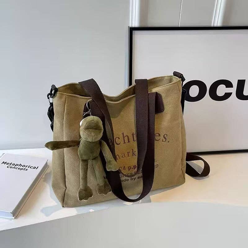 Sheer Trend - Wholesale Draagtas - Dames - Canvas tas met opdruk en hanger3