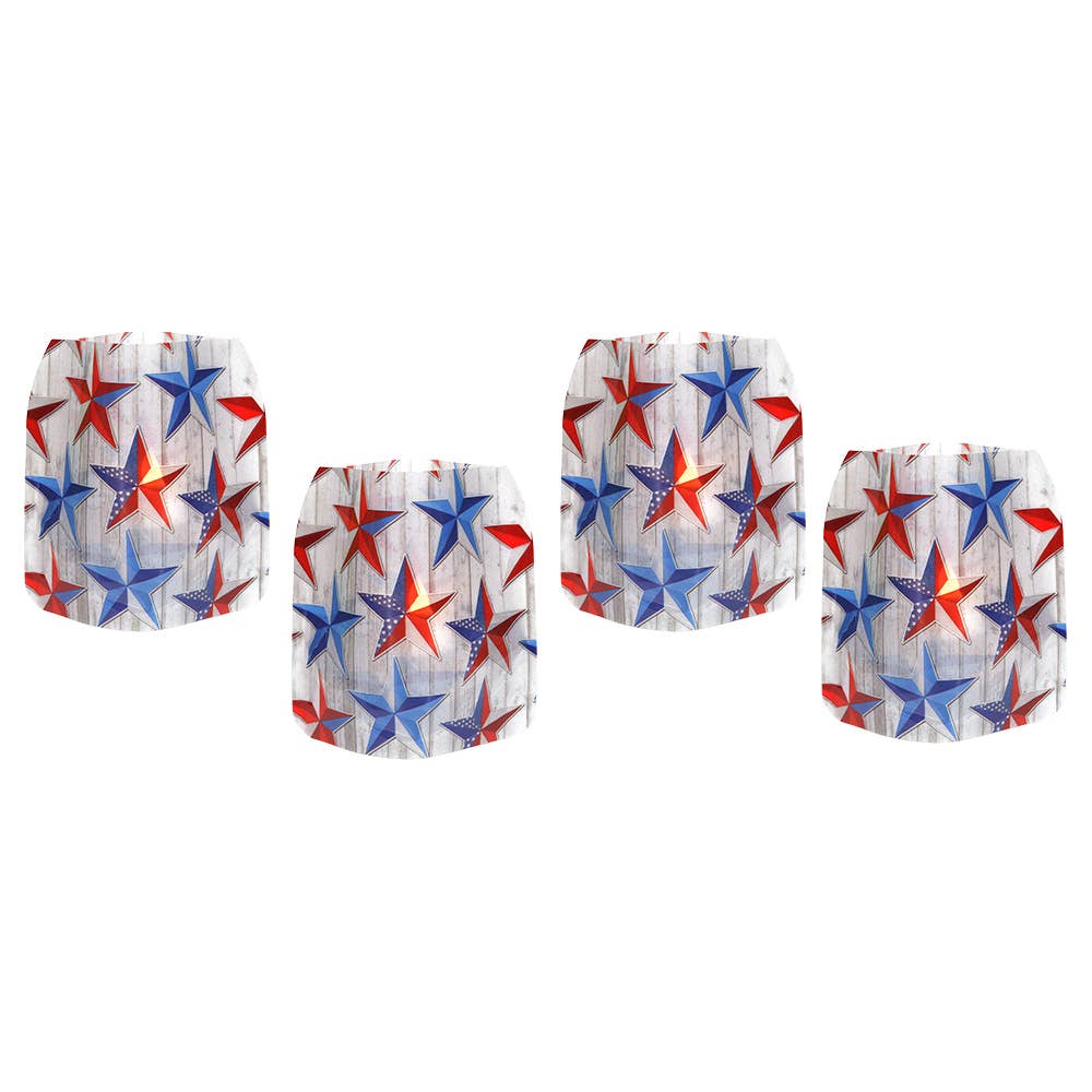 Modgy - Wholesale Lantern - Luminary - StarStruck - Patriotic Barn Stars 4th of July1