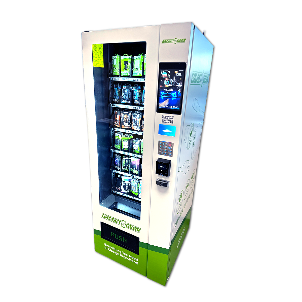 Novelty Brands - Wholesale Retailer Display - Accessories - Merchandising Fixture - Gadget Gear Tech Vending Machine ONLY 9861900