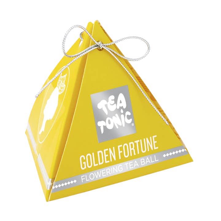 Tea Tonic - Wholesale Health/Detox Tea - Flowering Tea Ball "Golden Fortune"0