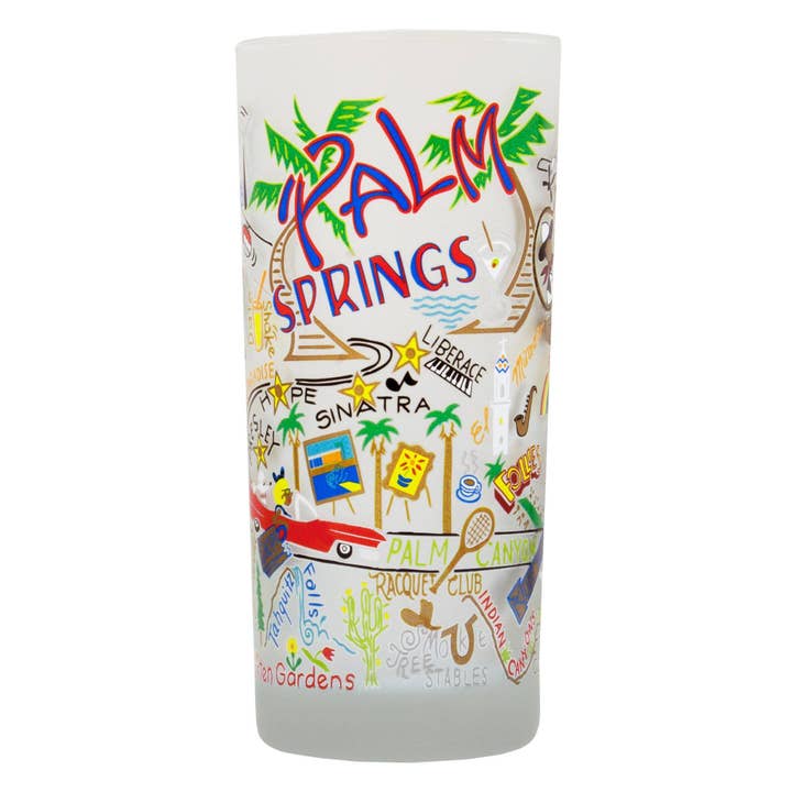 Palm Springs Drinking Glass for wholesale by catstudio