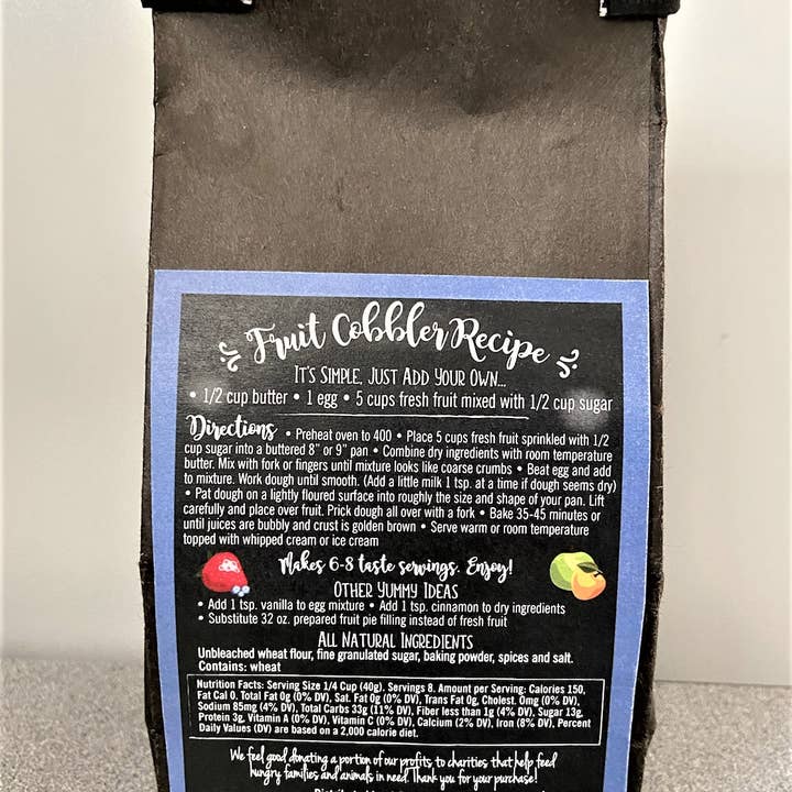 Kari Lee's Specialties - Wholesale Cake Mix - Fruit Cobbler Mix1