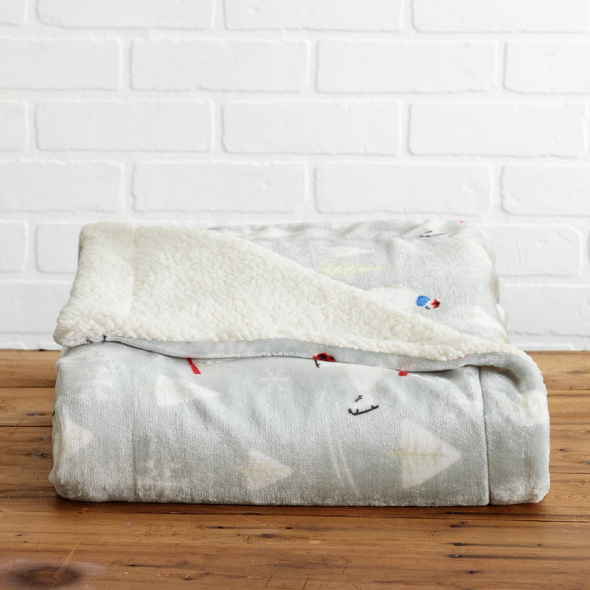 BH Collective - Wholesale Throw Blanket - Throw Blanket - Holiday Printed Sherpa - Eve Collection26