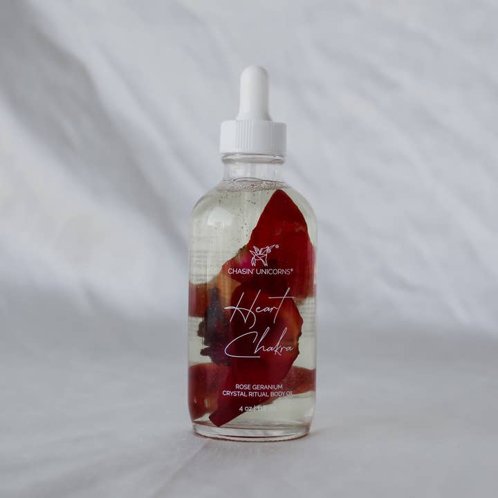 Heart Chakra Ritual Body Oil - Compassion for wholesale by Chasin' Unicorns
