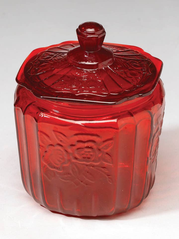 Cookie Jar, Red Mayfair, 7in for wholesale by AA Importing