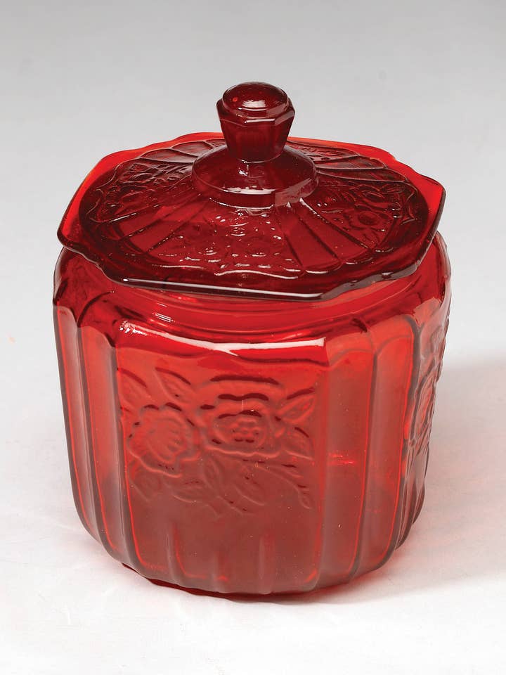 Cookie Jar, Red Mayfair, 7in for wholesale by AA Importing