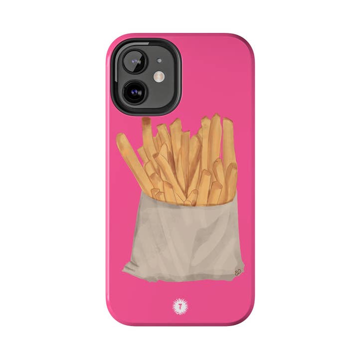 Hot Pink Fries Maling Telefontaske for engroshandel hos Thursday’s Child Creative Studio