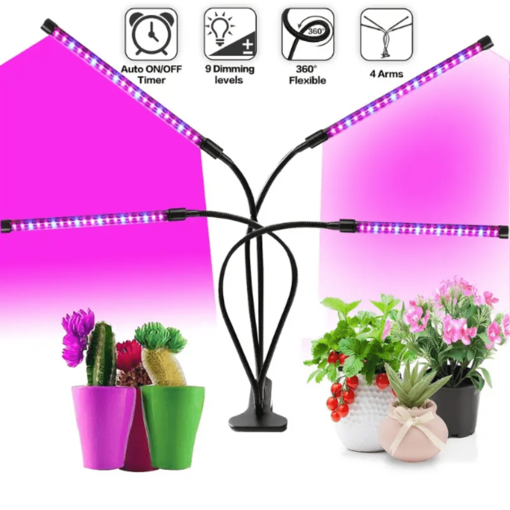 Shop Celino - Wholesale Garden Tool - Adjustable LED Grow Light, 1-5 Heads, Full Spectrum, Timer1