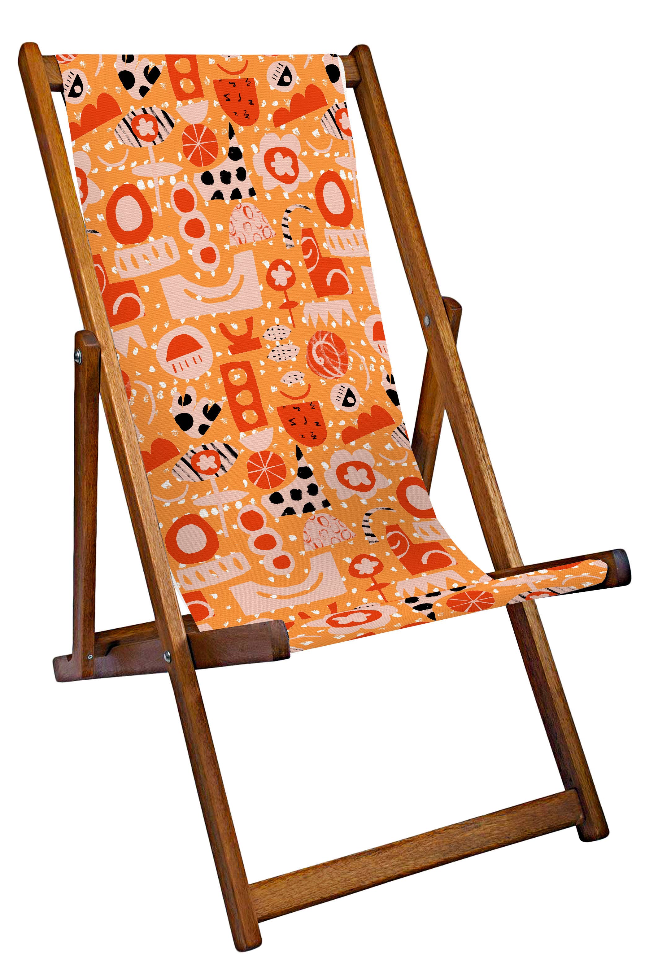 Lemon Made - Wholesale Folding Chair - Swings and Roundabouts Deckchair1