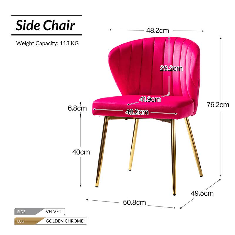 Karat Home - Wholesale Chair - Milia Dining Chair Set of 214