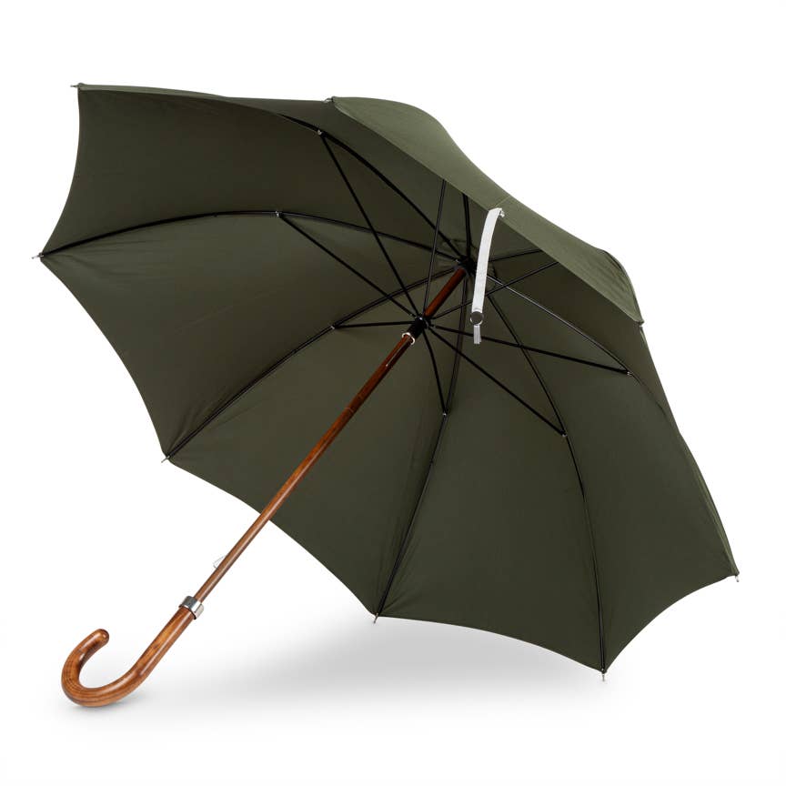 Heating & Plumbing London – wholesale Umbrella – Unisex – British Umbrella, Beech & Maple - Racing Green/Grey8