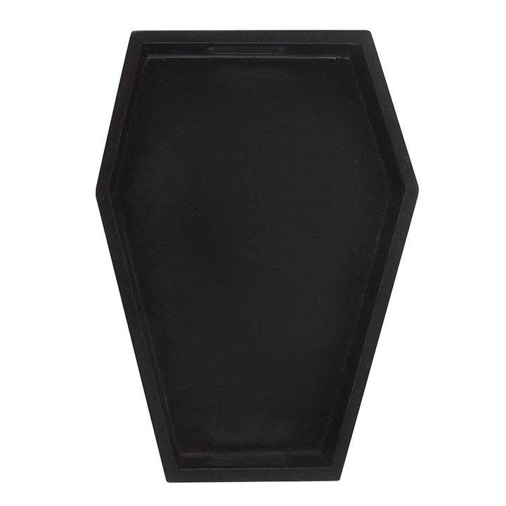 Something Different Wholesale – wholesale Jewellery dish – Black Gothic Coffin Shaped Gothic Trinket Tray2