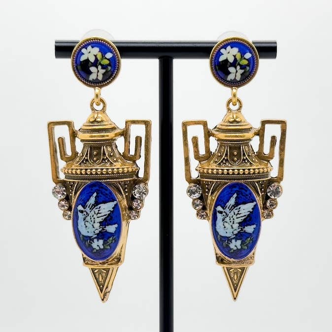 Vintage Earrings,Art Deco Earrings,Pigeon Earrings,palace earrings,Court-style Earrings,Ethnic Earrings,Bohe Earrings for wholesale by Zenthaven