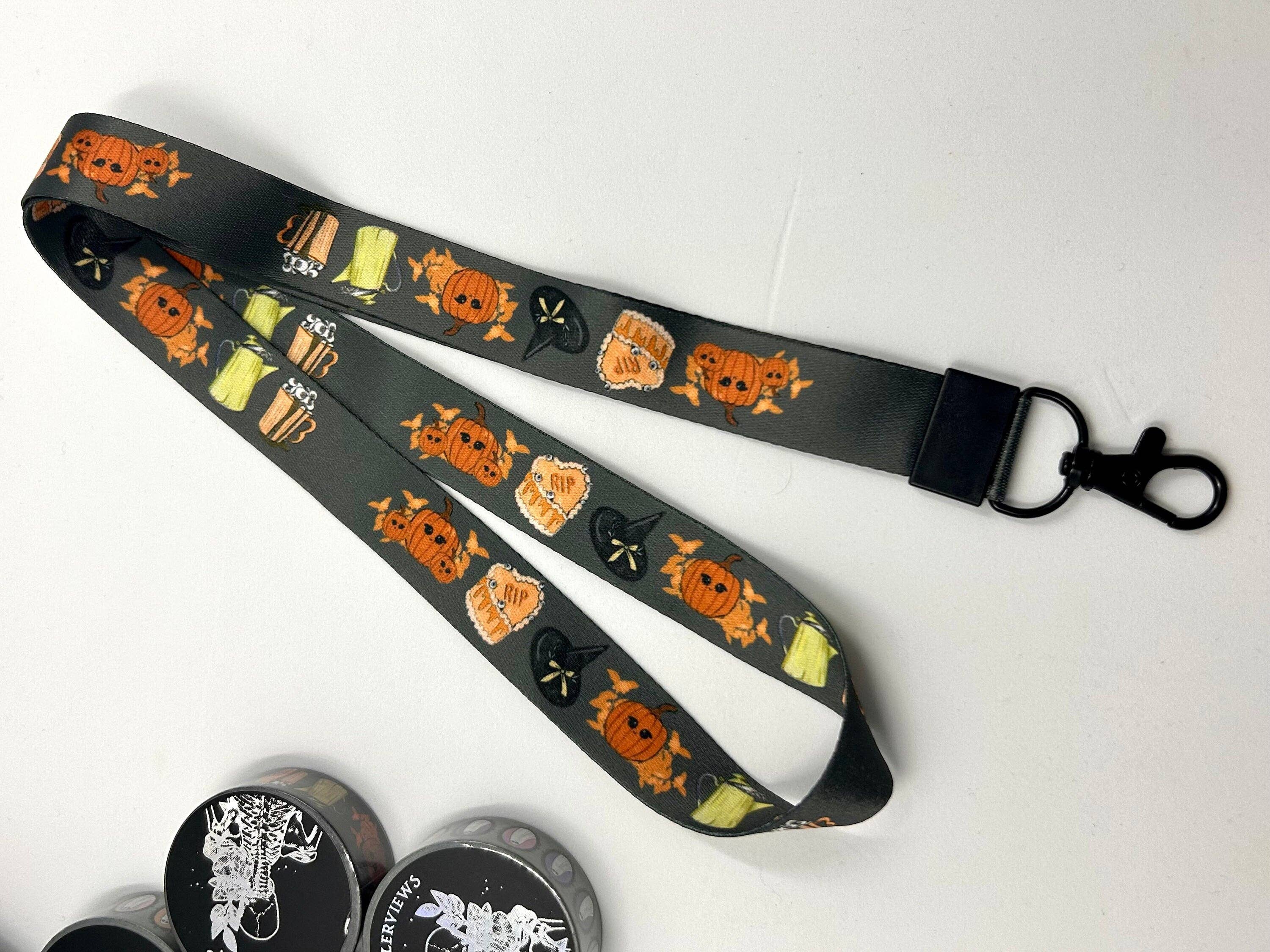 Killerviews – wholesale Lanyard – Women’s – Pumpkin latte Lanyard key chain badge holder3