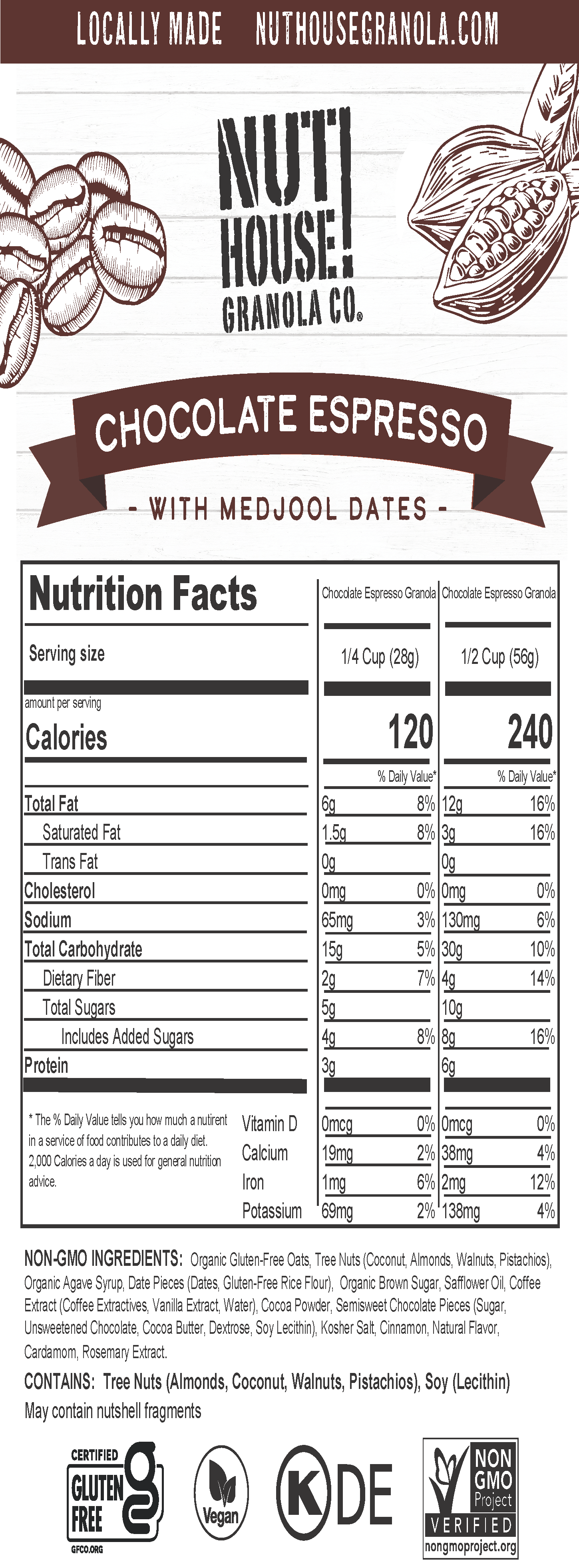 NutHouse! Granola Company - Wholesale Granola - Chocolate Espresso Granola, 10lb Bulk3