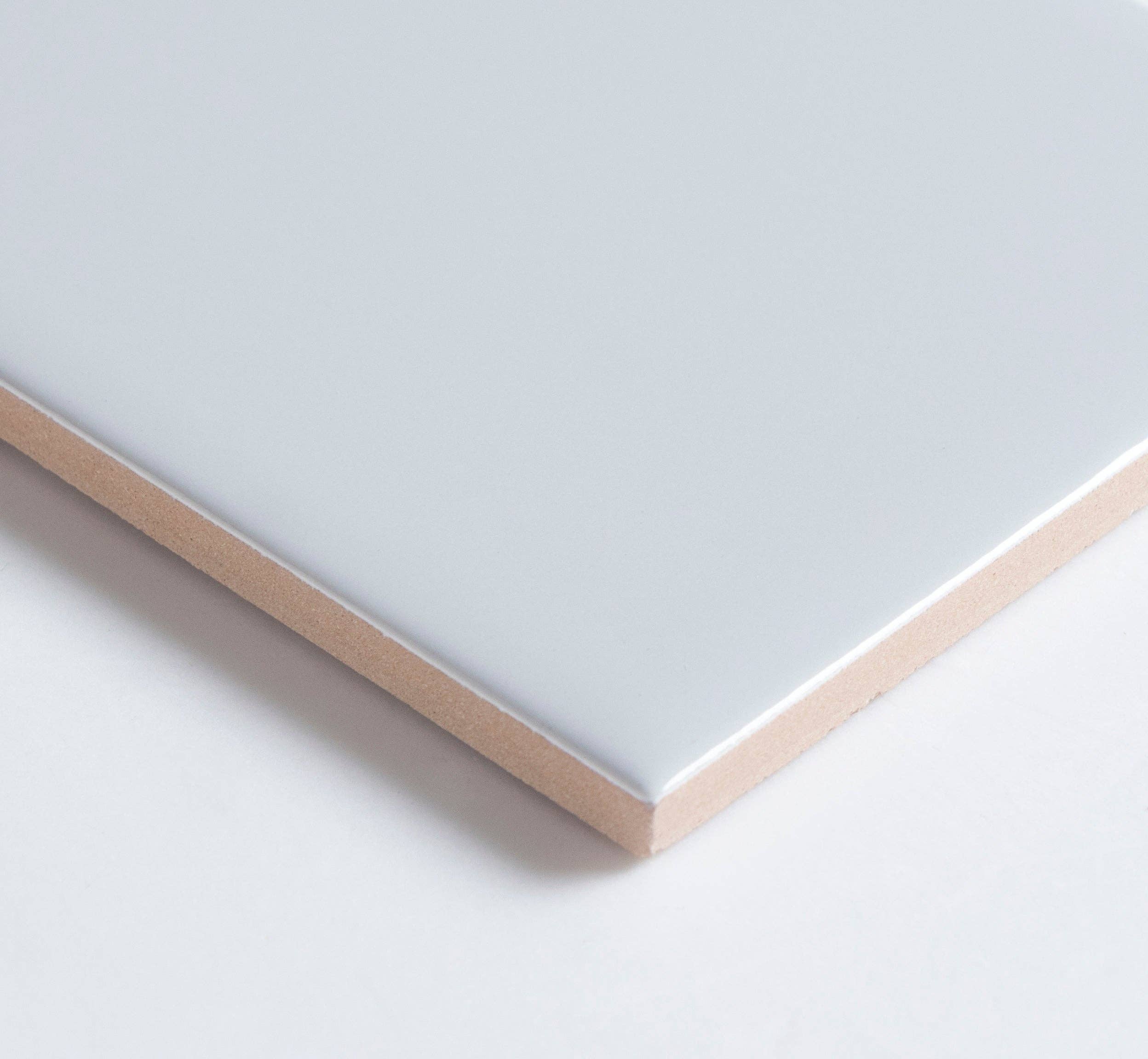 WS Tiles - Wholesale Wall Tile - 4" X 8" Ceramic Tile  - 11.1 Square Feet Per Carton - Bright Glossy Soft Gray6