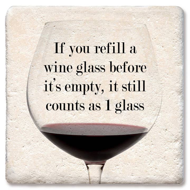 Coaster If you refill a wine glass drink coaster and other Purchase Wholesale glass drink coasters. Free Returns & Net 60 Terms on Faire trending on Faire.