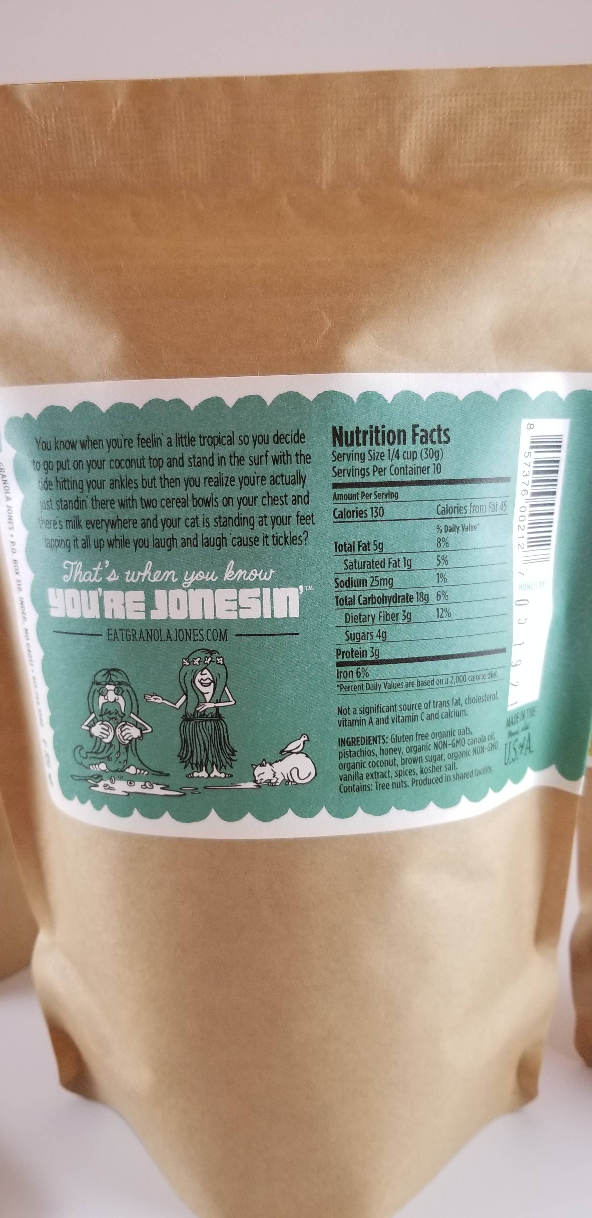 The Berry Nutty Farm - Wholesale Granola - Pistach-A-Colada Granola2