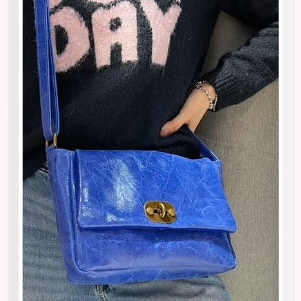 Z et Z - Wholesale Shoulder Bag - Women's - Vintage-effect leather shoulder bag5